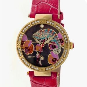 Bertha Camilla Crystal Black Chameleon Dial Ladies Watch